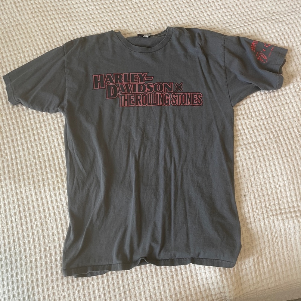 VINTAGE Harley Davidson x Rolling Stones Tee